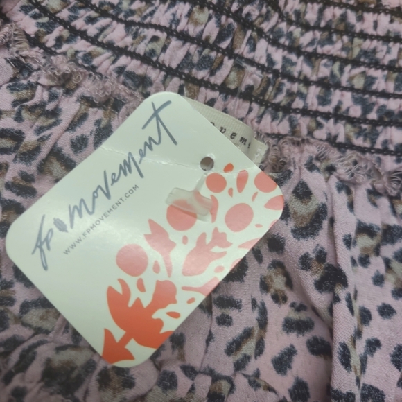 FREE PEOPLE MOVEMENT BLOUSE WOMENS OVERSIZED SMALL Bishop Sleeve Off Shoulder - Picture 8 of 12